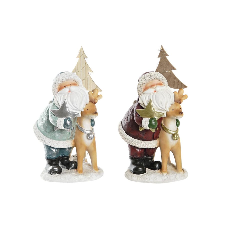 Julepynt DKD Home Decor Harpiks (15,5 x 15,5 x 28 cm) (2 enheder) #1