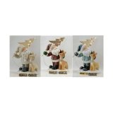 Julepynt DKD Home Decor Harpiks (18 x 11 x 23,5 cm) (3 enheder) #13