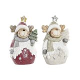 Julepynt DKD Home Decor Rensdyr Magnesium (24 x 17 x 39 cm) (2 enheder) #1