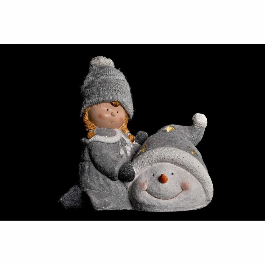 Julepynt DKD Home Decor Polyester Magnesium (36 x 22 x 33 cm) (4 enheder) #5