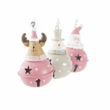 Julepynt DKD Home Decor Metal Harpiks (5 x 5 x 9 cm) (6 enheder) #5