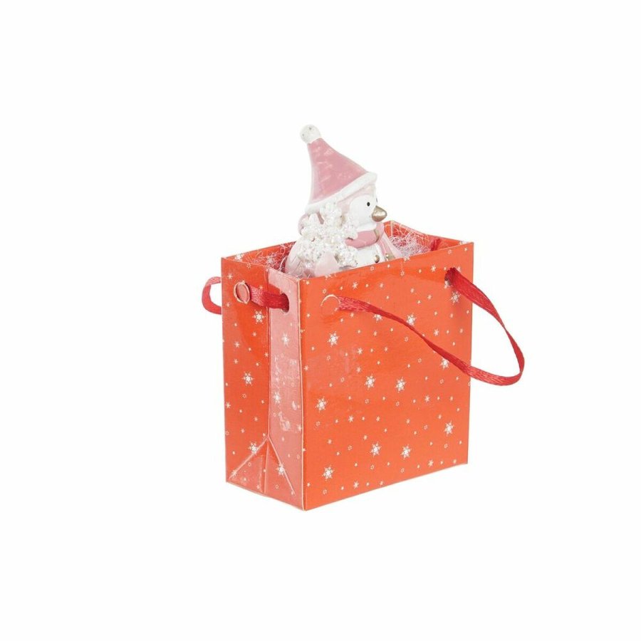 Julepynt DKD Home Decor Harpiks Sne dukke (3,5 x 2,5 x 4 cm) (4 enheder) #5