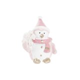 Julepynt DKD Home Decor Harpiks Sne dukke (3,5 x 2,5 x 4 cm) (4 enheder) #9