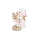Julepynt DKD Home Decor Harpiks Engel (3,5 x 2,5 x 4 cm) (4 enheder) #9