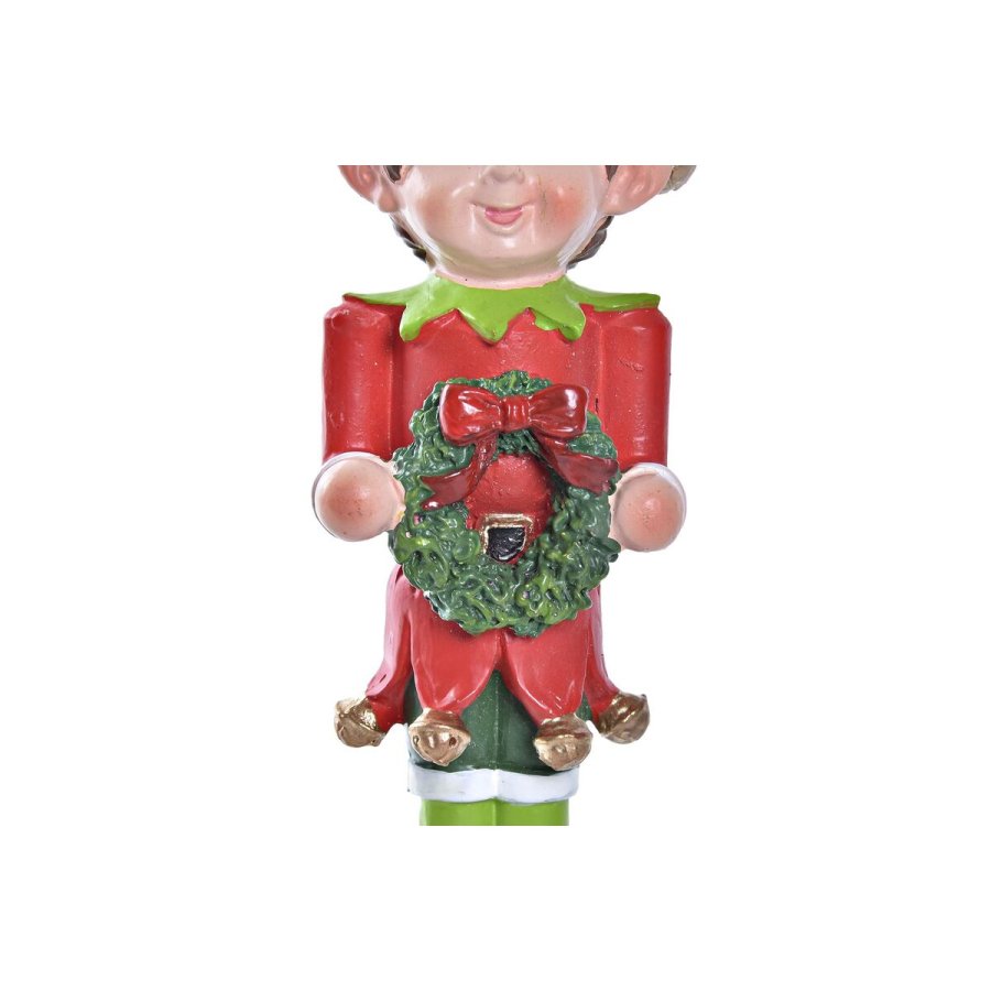 Julepynt DKD Home Decor Harpiks Alf (5 x 4 x 14 cm) (3 enheder) #9