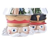 Lysdekoration DKD Home Decor Jul Rd Hvid (15 x 13,5 x 24 cm) (2 enheder) #17
