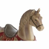 Julepynt DKD Home Decor Brun Rd Harpiks Hest 34 x 10 x 32 cm (3 enheder) #13