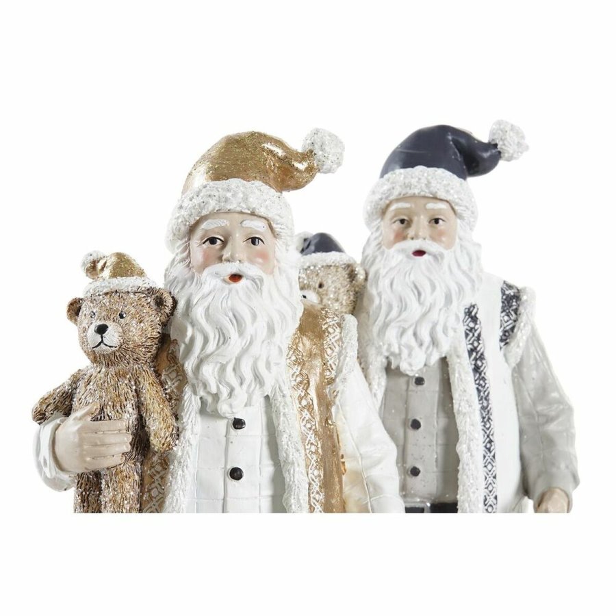 Julepynt DKD Home Decor Harpiks Julemanden (12 x 9 x 27 cm) (2 enheder) #9