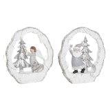 Julepynt DKD Home Decor Harpiks (17 x 4,5 x 19 cm) (2 enheder) #1