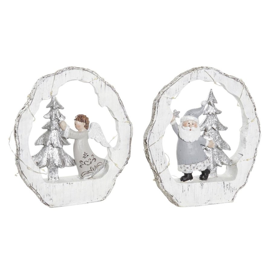 Julepynt DKD Home Decor Harpiks (17 x 4,5 x 19 cm) (2 enheder) #1