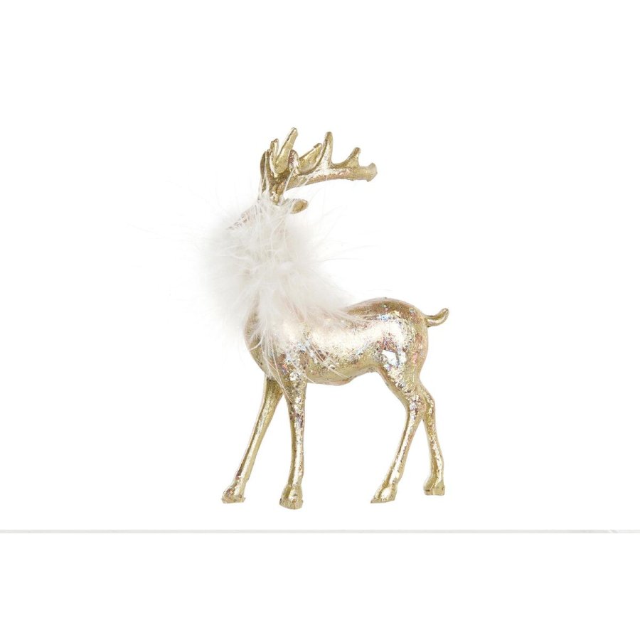 Julepynt DKD Home Decor Harpiks Rensdyr (8 x 4 x 12 cm) #1