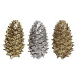 Julepynt DKD Home Decor Ananas Harpiks (13 x 7,5 x 7,5 cm) (3) (3 enheder) #1