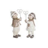 Julepynt DKD Home Decor Harpiks Drenge (9 x 6 x 19,5 cm) (2 enheder) #1