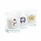 Stearinlys DKD Home Decor Jul Sne dukke (3 enheder) #2