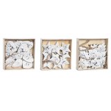 Juledekorationsst DKD Home Decor Metal (12 x 12 x 3 cm) (3 enheder) #5