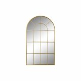 Vgspejl DKD Home Decor Krystal Gylden Vinduer Jern (70 x 2,5 x 120 cm) #1
