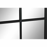 V�gspejl DKD Home Decor Sort Krystal Jern 90 x 3 x 90 cm #3