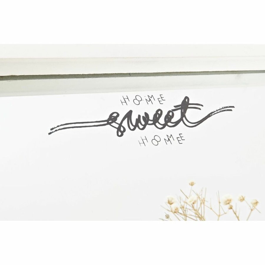 Vgspejl DKD Home Decor Hvid Natur Cottage 30 x 4 x 40 cm (2 enheder) (2 Dele) #5