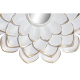 St med Spejle DKD Home Decor Spejl Champagne Gylden Hvid PP 2 enheder (35 x 1,5 x 35 cm) #9