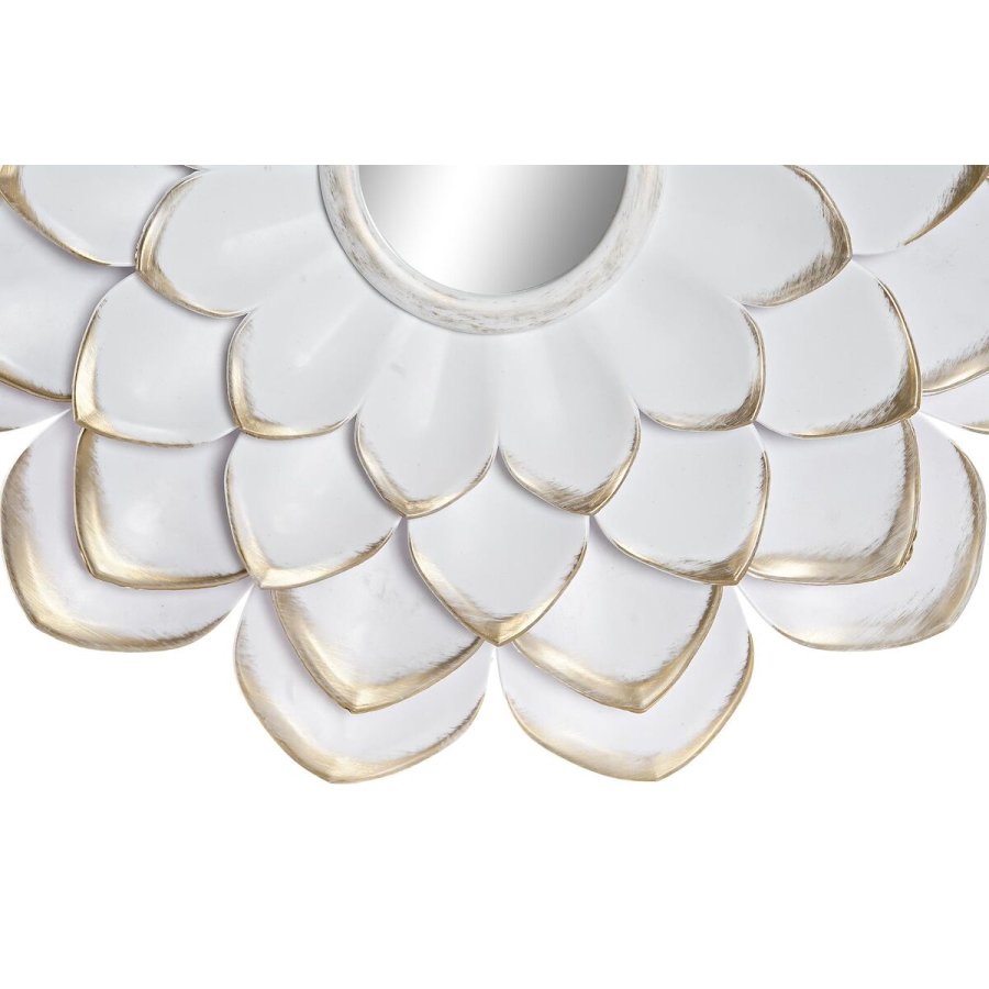 St med Spejle DKD Home Decor Spejl Champagne Gylden Hvid PP 2 enheder (35 x 1,5 x 35 cm) #9