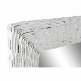 Vgspejl DKD Home Decor Hvid Cottage Fletning 87 x 4 x 147 cm #5