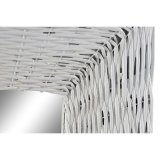 Vgspejl DKD Home Decor Hvid Cottage Fletning 87 x 4 x 147 cm #9
