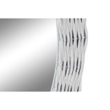 Vgspejl DKD Home Decor Hvid Cottage Fletning  60 cm 63 x 4 x 63 cm #5