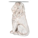 Sofabord DKD Home Decor Lve 52 x 44 x 72 cm Krystal Gr Metal Hvid Magnesium #2