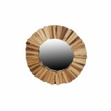 Vgspejl DKD Home Decor Gran Krystal Natur 60 x 4 x 60 cm Aluminium Vintage Alpino Rejsekufferter #1