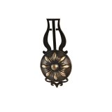 Vgur DKD Home Decor Sort Gylden Krystal Jern Fysisk pendul 27 x 7,5 x 57,5 cm (2 enheder) #5