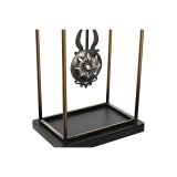 Namizna ura DKD Home Decor Krystal Sort Gylden Jern (17 x 12 x 46,5 cm) (2 enheder) #9