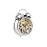 Namizna ura DKD Home Decor Krystal Slvfarvet Jern (19 x 7,5 x 25 cm) #9