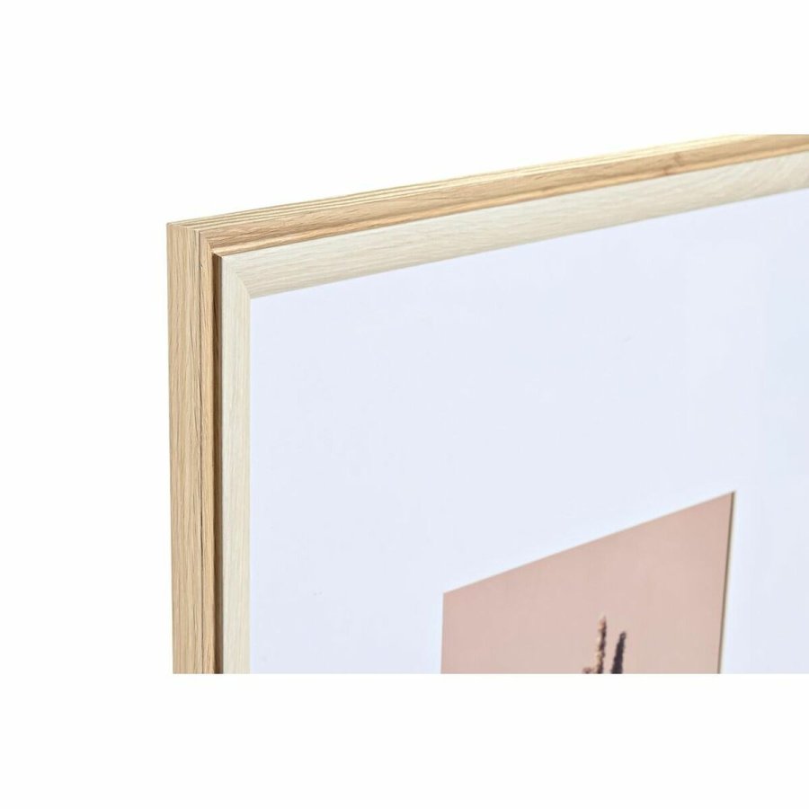 Vg billedramme DKD Home Decor Krystal Natur Hvid Tr MDF Boho (32,5 x 1,5 x 45 cm) #9