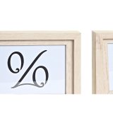 Vg billedramme DKD Home Decor Urban Krystal Natur Multifarvet Tr MDF (40 x 1,5 x 50 cm) #5