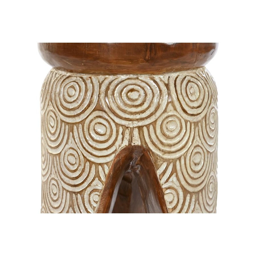 Sofabord DKD Home Decor Natur Hvid Albasiatr (29 x 29 x 49 cm) (30 x 30 x 50 cm) #2