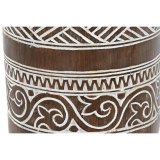 Sofabord DKD Home Decor Hvid Natur 28 x 28 x 50 cm 29 x 29 x 50 cm #2