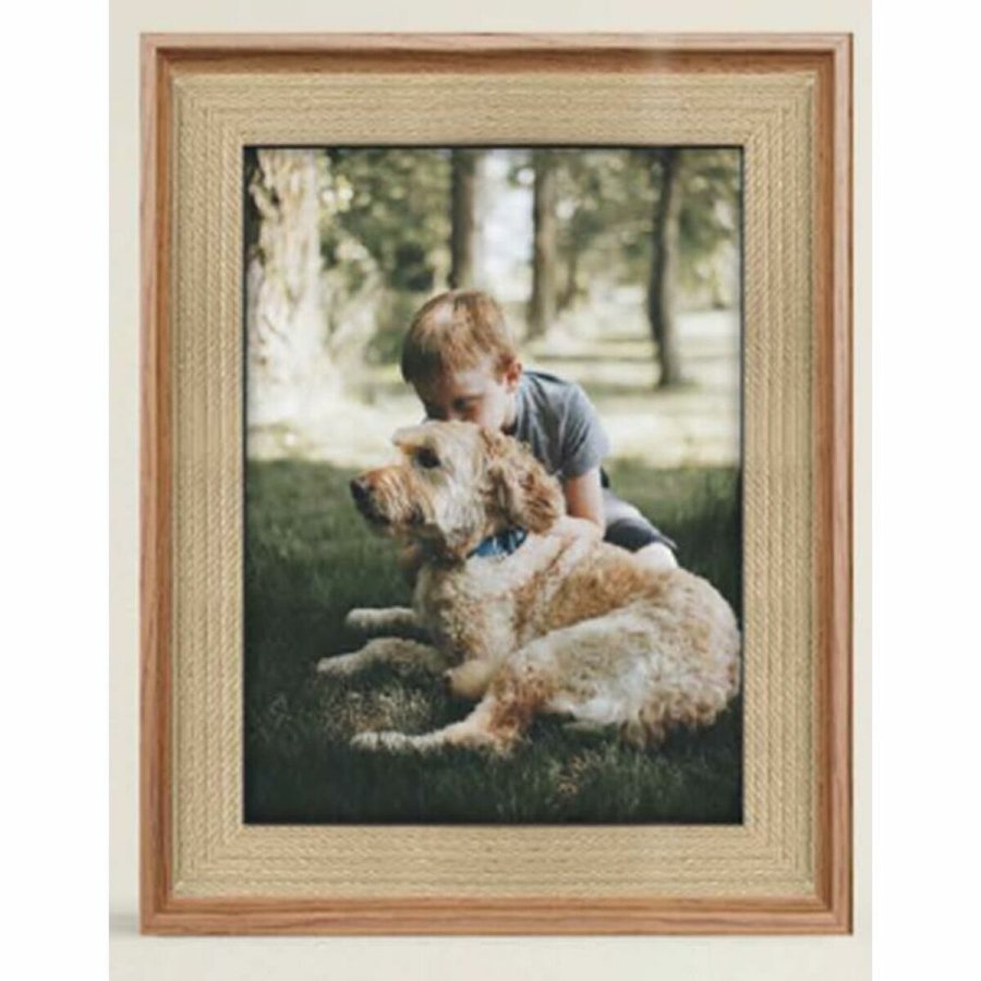 Fotoramme DKD Home Decor Natur Tr Plastik Tr MDF 26,5 x 2 x 32 cm #1