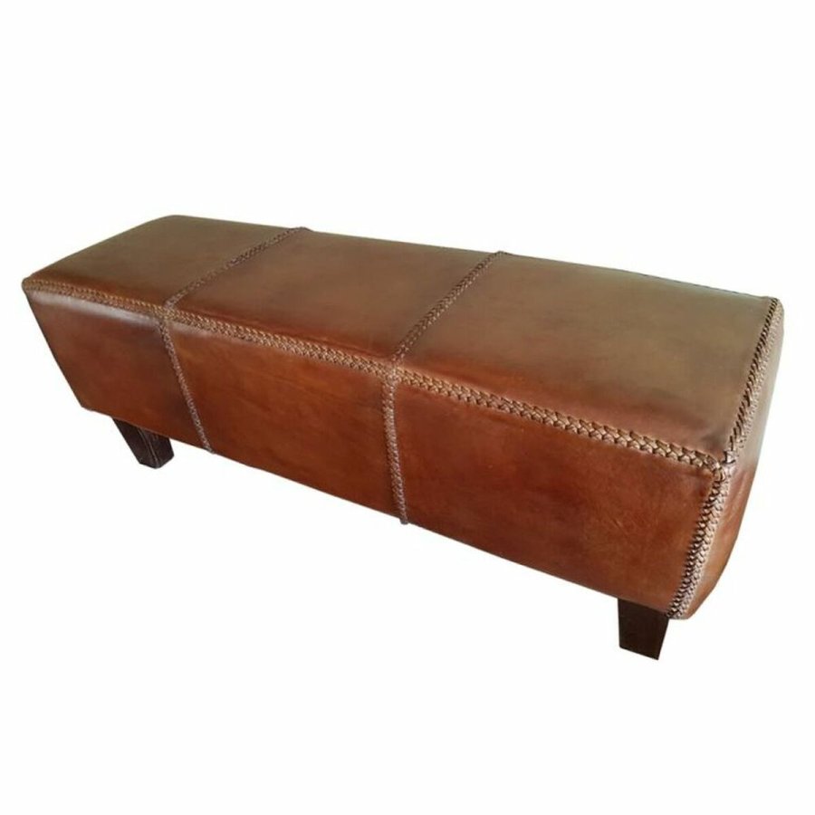 Stol DKD Home Decor   Brun Aluminium Teak 120 x 46 x 41 cm 120 x 41 x 46 cm #1