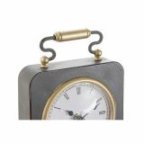 Namizna ura DKD Home Decor Sort Slvfarvet PVC Metal Plastik 14,5 x 5 x 21 cm (2 enheder) #9