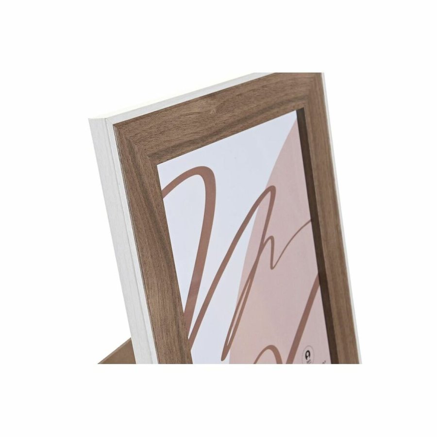 Fotoramme DKD Home Decor Krystal Hvid Tr MDF (27,5 x 1,5 x 32,5 cm) #5