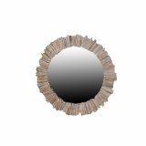Vgspejl DKD Home Decor Hvid Rejsekufferter Alpino 112 x 4 x 112 cm 125 x 4 x 125 cm 128 x 4 x 128 cm #1