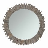 Vgspejl DKD Home Decor Gran Krystal 60 x 4 x 60 cm Hvid Alpino Rejsekufferter #1