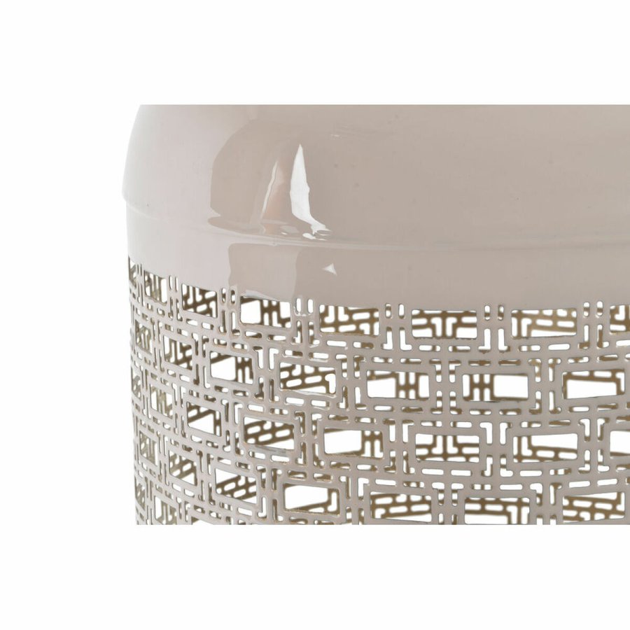 Lyseholder DKD Home Decor 24 x 24 x 46 cm Bl Pink Aluminium 24 x 24 x 56 cm (2 enheder) #2