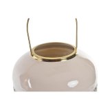 Lyseholder DKD Home Decor 24 x 24 x 46 cm Bl Pink Aluminium 24 x 24 x 56 cm (2 enheder) #3