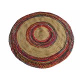 Tppe DKD Home Decor Polyester Bomuld Multifarvet Jute (160 x 160 x 0,7 cm) #1