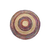 Tppe DKD Home Decor Polyester Bomuld Multifarvet Jute (200 x 200 x 0,7 cm) #1