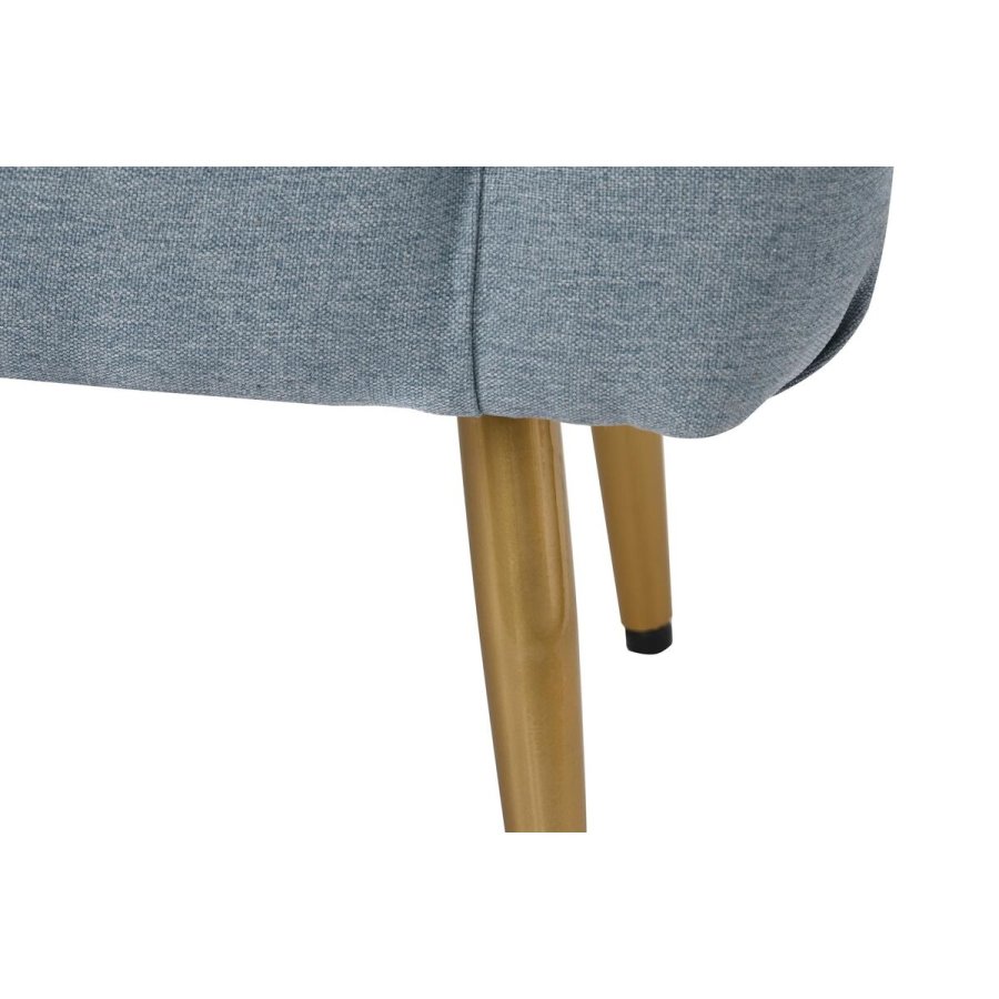 Stol DKD Home Decor   103 x 46 x 42 cm Bl Gylden Metal #9