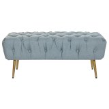 Stol DKD Home Decor   103 x 46 x 42 cm Bl Gylden Metal #1