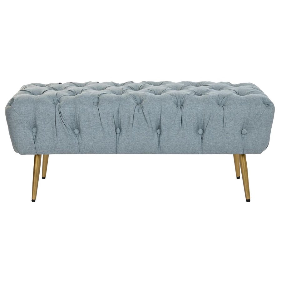 Stol DKD Home Decor   103 x 46 x 42 cm Bl Gylden Metal #1