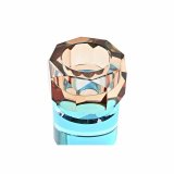 Lyseholder DKD Home Decor Grn Rav To-farvet Krystal 7 x 7 x 9 cm #2